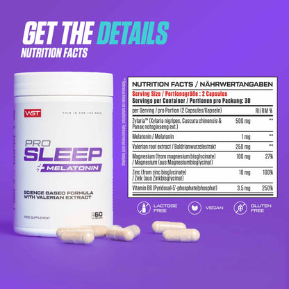 VAST PRO Sleep + Melatonin