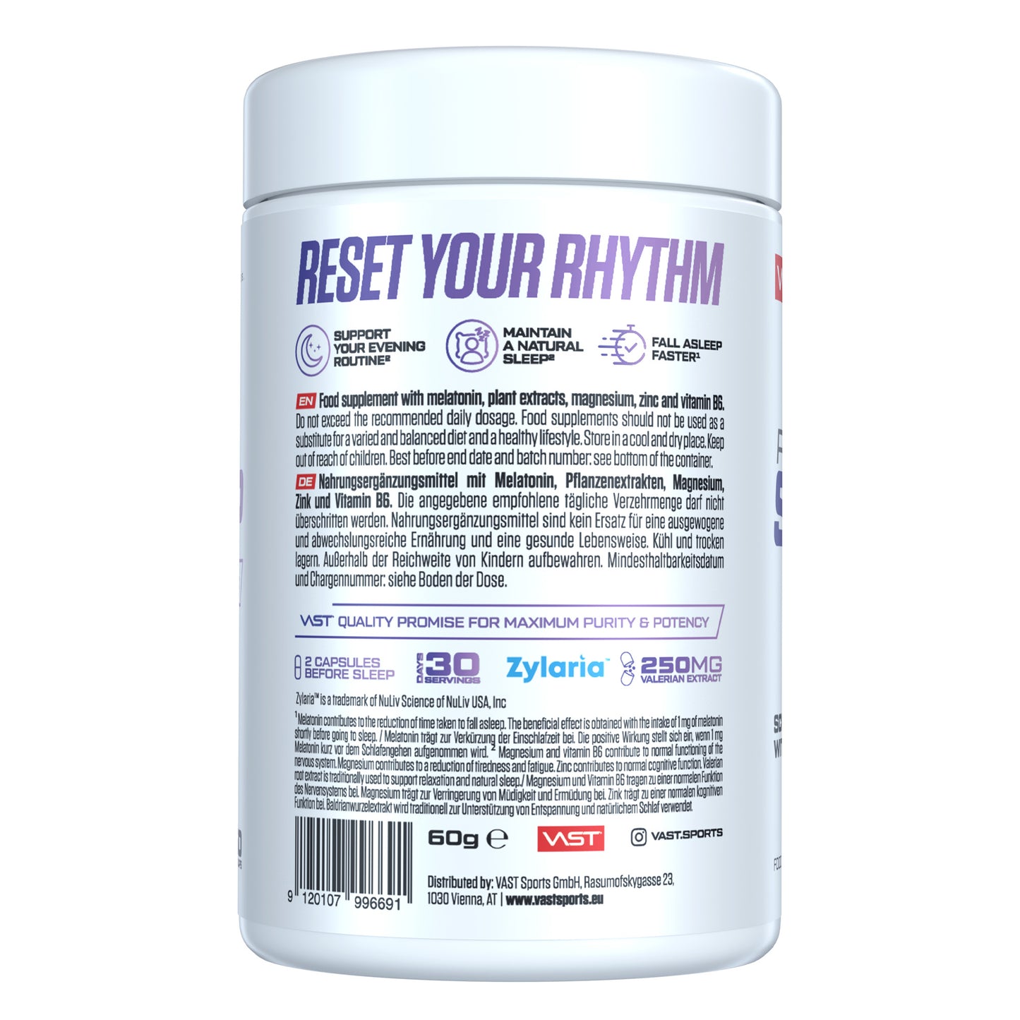 VAST PRO Sleep + Melatonin